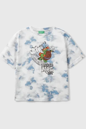 Benetton Camiseta De Las Tortugas Ninja Mutantes Adolescentes ©2025 Viacom