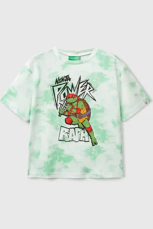 Benetton Camiseta De Las Tortugas Ninja Mutantes Adolescentes ©2025 Viacom