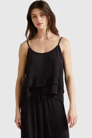 Benetton Top Fluido Con Volante