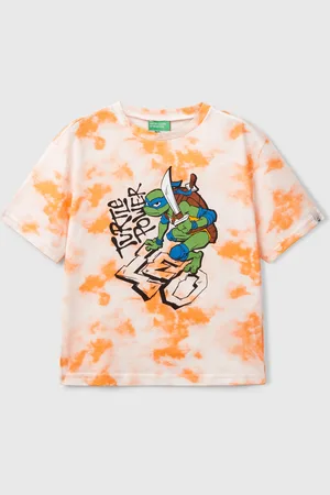 Benetton Camiseta De Las Tortugas Ninja Mutantes Adolescentes ©2025 Viacom