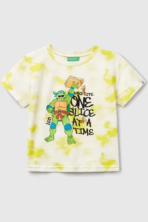 Benetton Camiseta De Las Tortugas Ninja Mutantes Adolescentes ©2025 Viacom