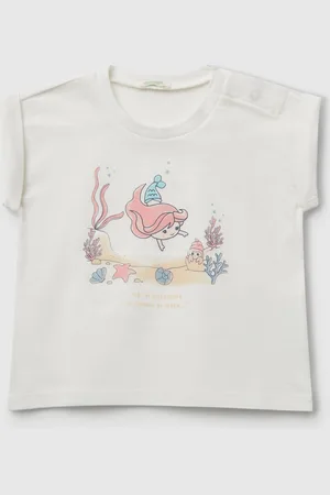 Benetton Camiseta De Manga Corta Con Estampado