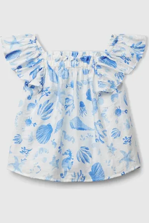 Benetton Top Con Estampado Floral