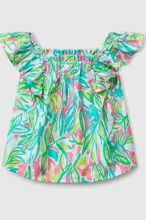 Benetton Top Con Estampado Floral