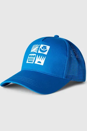 Benetton Gorra De Béisbol De Algodón Y Malla.