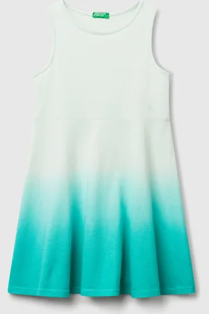 Benetton Vestido Teñido Por Inmersión