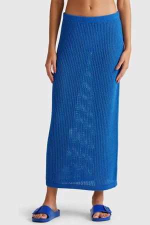 Benetton Falda Punto Tricot
