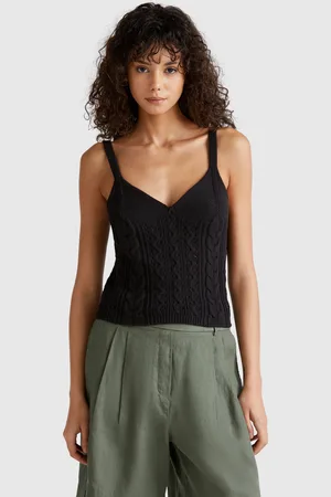 Benetton Top De Ganchillo