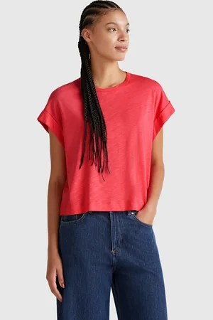 Benetton Camiseta De Corte Cuadrado