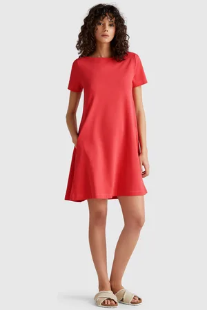 Benetton Vestido Corto Evasé