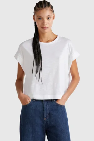 Benetton Camiseta De Corte Cuadrado
