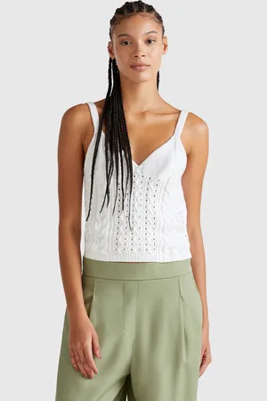 Benetton Top De Ganchillo