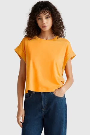 Benetton Camiseta De Corte Cuadrado