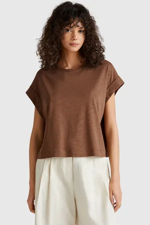 Benetton Camiseta De Corte Cuadrado