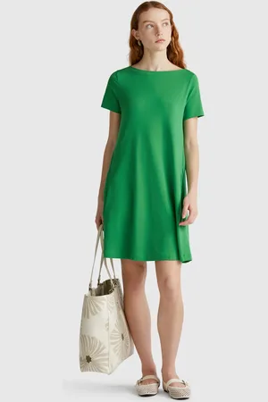 Benetton Vestido Corto Evasé