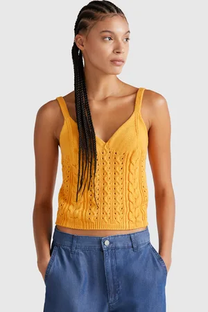 Benetton Top De Ganchillo