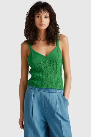 Benetton Top De Ganchillo