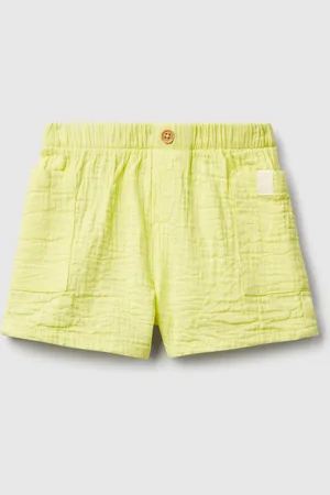 Benetton Pantalones Cortos Con Bolsillos