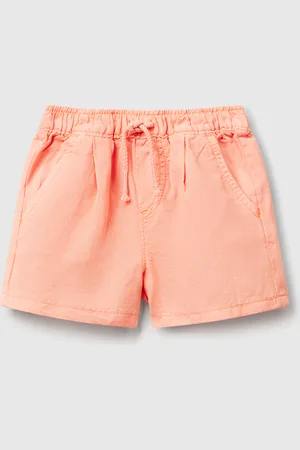 Benetton Shorts De Mezcla De Lino