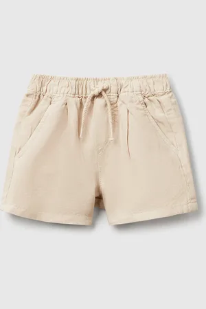 Benetton Shorts De Mezcla De Lino