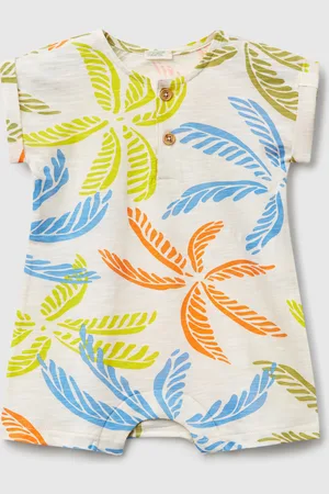 Benetton Pelele Estampado Tropical