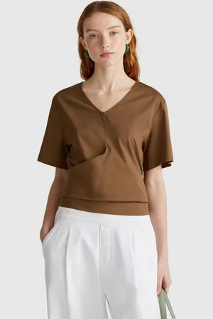 Benetton Camiseta Con Nudo En La Espalda