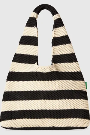 Benetton Bolso De Hombro De Ganchillo