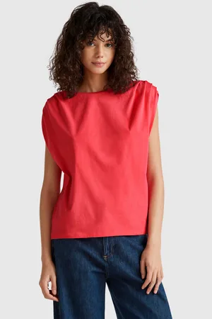 Benetton Camiseta Sin Mangas Recta