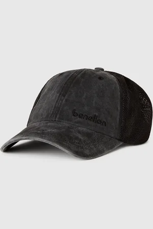 Benetton Gorra De Béisbol De Algodón Y Malla.