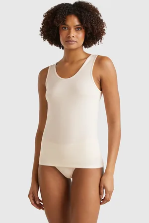 Benetton Camiseta Sin Mangas Stretch Modal® Tencel™
