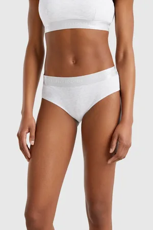 Benetton Braguita Escotada De Algodón Elástico
