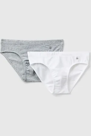 Benetton Dos Slips De Algodón Elástico