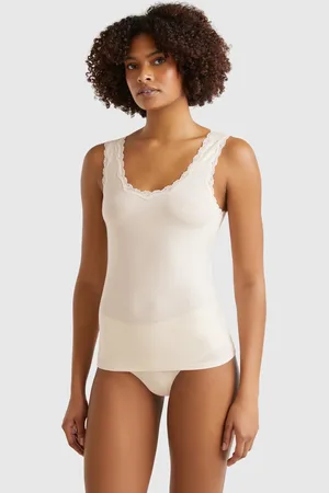 Benetton Camiseta Sin Mangas De Modal® Con Encaje