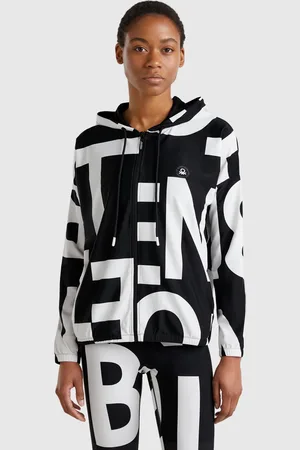 Benetton Sudadera Deportiva Con Logo Estampado