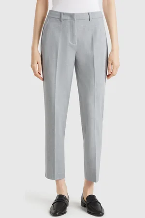 Benetton Pantalón Fluido Slim Fit
