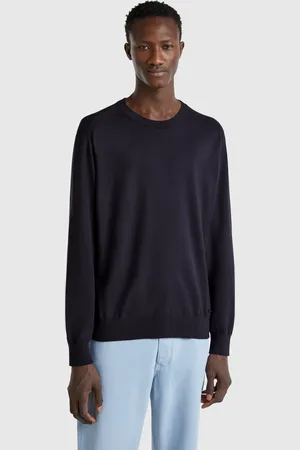 Benetton Jersey Mezcla De Viscosa Y Seda