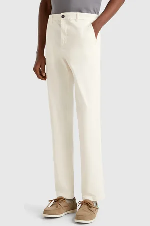 Benetton Chinos Slim Fit De Algodón Elástico