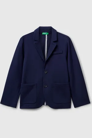 Benetton Blazer De Mezcla De Viscosa