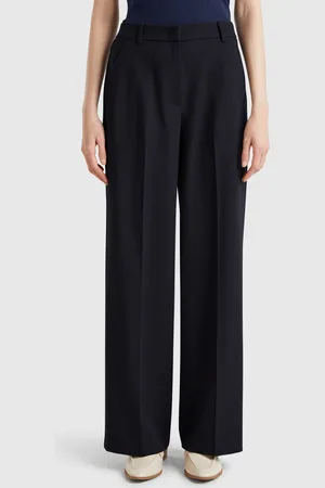 Benetton Pantalón Ancho Fluido