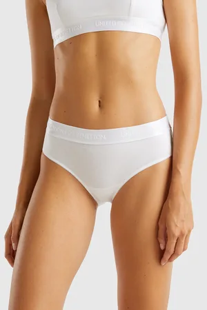 Benetton Braguita Escotada De Algodón Elástico