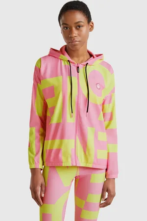 Benetton Sudadera Deportiva Con Logo Estampado