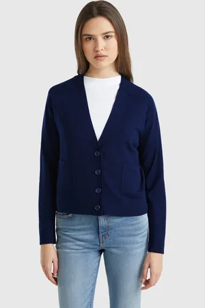 Benetton Cárdigan De Pura Lana Merino