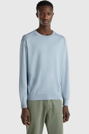 Benetton Jersey Mezcla De Viscosa Y Seda