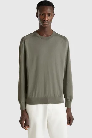 Benetton Jersey Mezcla De Viscosa Y Seda