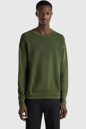 Benetton Jersey De Punto De Puro Algodón