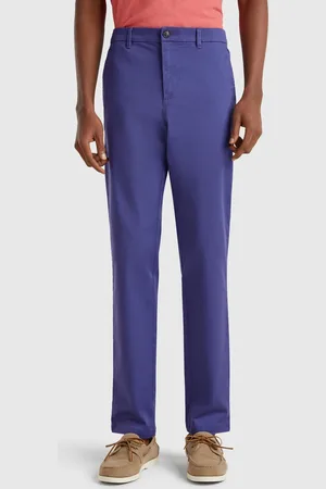 Benetton Chinos Slim Fit De Algodón Elástico