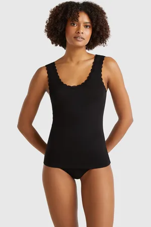Benetton Camiseta Sin Mangas De Modal® Con Encaje