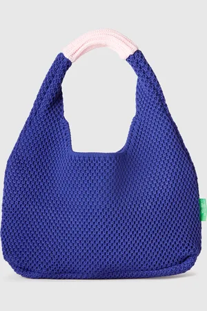 Benetton Bolso Bandolera Pequeño De Crochet