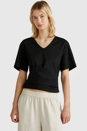 Benetton Camiseta Con Nudo En La Espalda