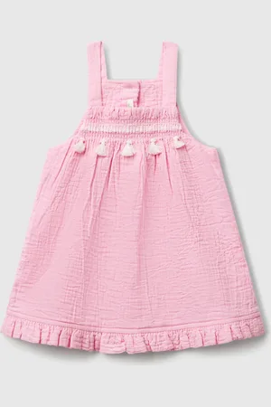 Benetton Falda Peto Con Borlas